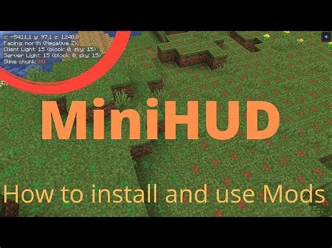 Minecraft minihud 1.20 minecraft mods